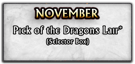 November 2024 - Pick of the Dragons Lair